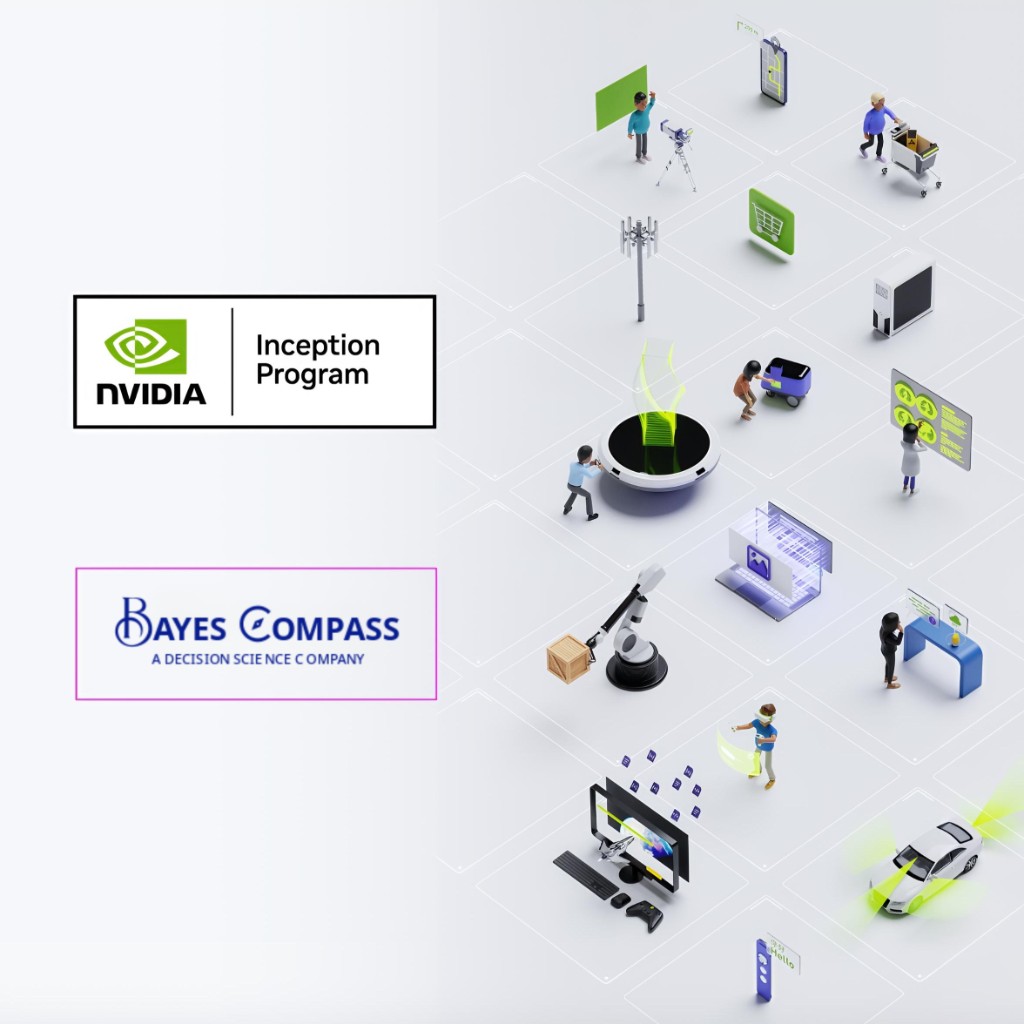 NVIDIA Inception Program and Bayes Compass: a decision science company.